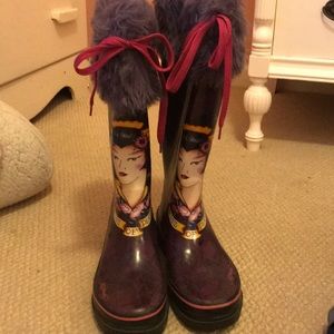 Ed Hardy Rainboots